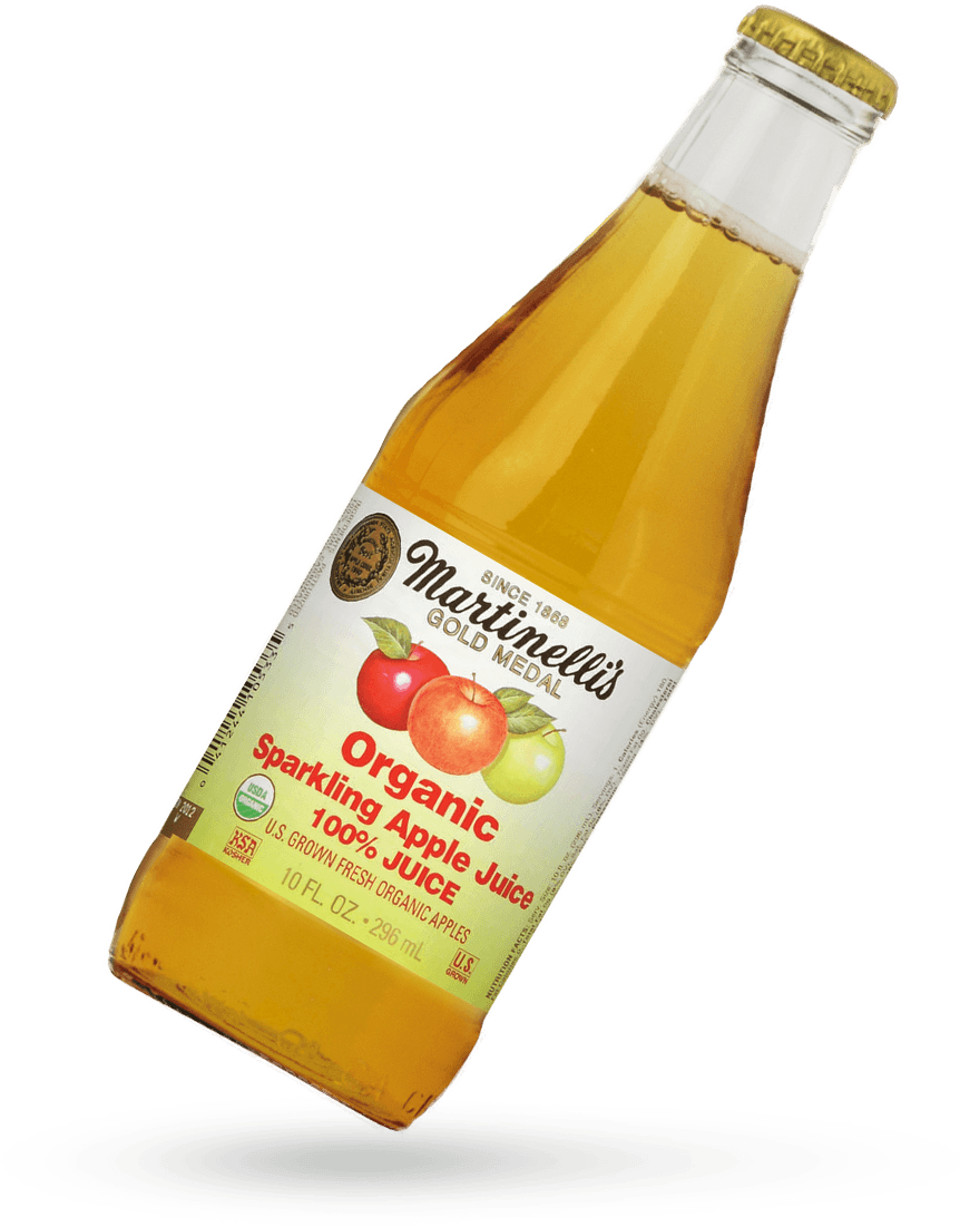 Organic Sparkling Apple Juice 10 fl. oz.