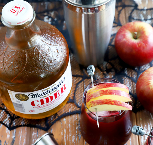 Martinelli’s Poison Apple Cocktail